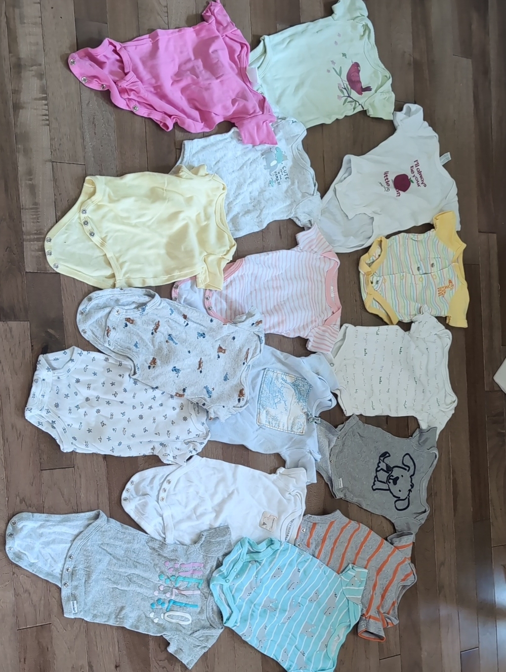 Lot Of Short Sleeve Onesies